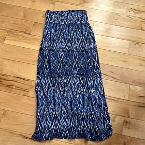 Cobalt Blue Maxi Skirt-Size L